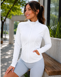 Jacket Deportiva con Cierre Completo y Bolsillos Frontales