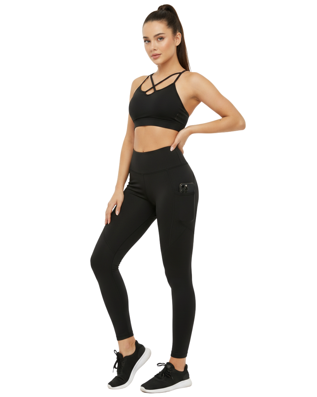 Leggins Deportivos con Bolsas Laterales